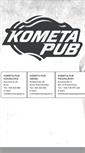 Mobile Screenshot of kometapub.cz