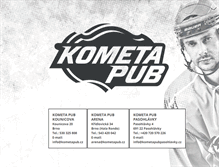 Tablet Screenshot of kometapub.cz